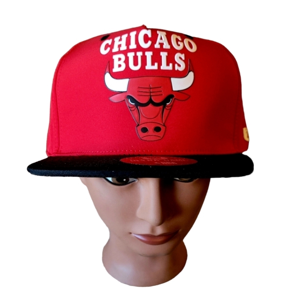 Chicago Bulls Baseball Cap Ultra Game NBA Hologram New with Tags Snapback